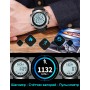 Смарт часы SKMEI 1511 Зелёно-серебристые с Bluetooth, шагомером и компасом