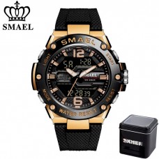 Наручные часы SMAEL 8033 Чёрно-золотые