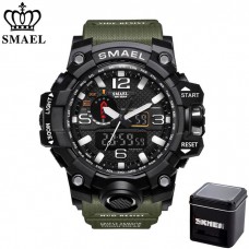 Наручные часы SMAEL 1545 Чёрно-зелёные