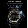Наручные часы SMAEL 1350 Чёрно-золотые